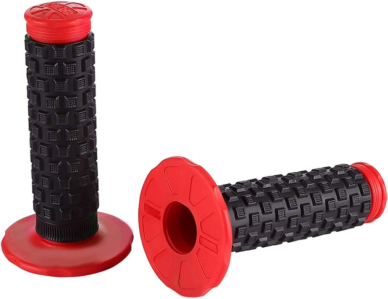 APPYU Motorcycle Grips 7/8" Dirt Bike Grip Pillow Top Grips Rubber Anti-Slip Universal Handlebar Racing Grip for Motocross ATV - Image 1