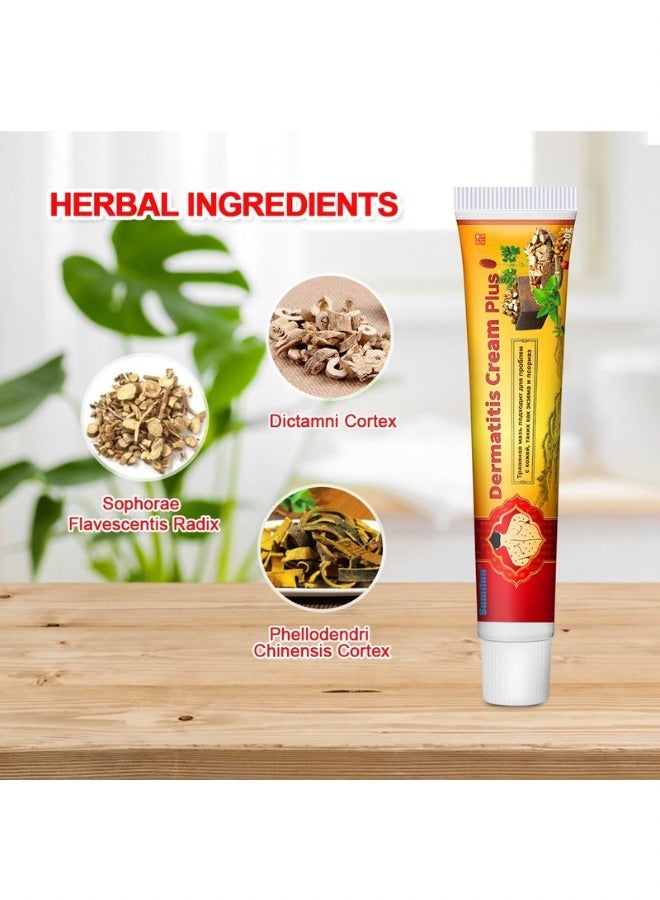 سوميفون كريم التهاب الجلد - 20 جرام - صيغة مضادة للبكتيريا ومضادة للحكة لتخفيف سريع - يهدئ ويعالج الإكزيما والصدفية - يخفف حكة الجلد وعدم الراحة - يرطب ويوفر التغذية للبشرة - Image 5