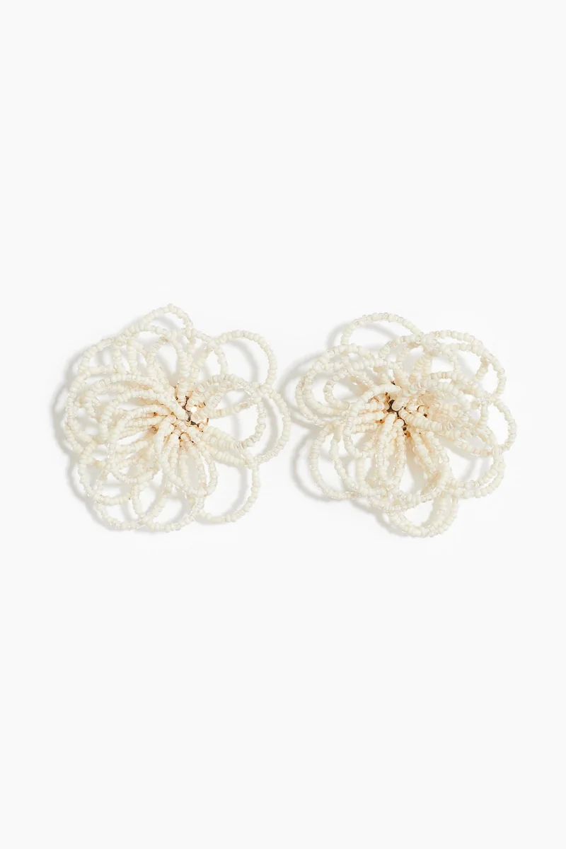 H&M Glass-bead earrings