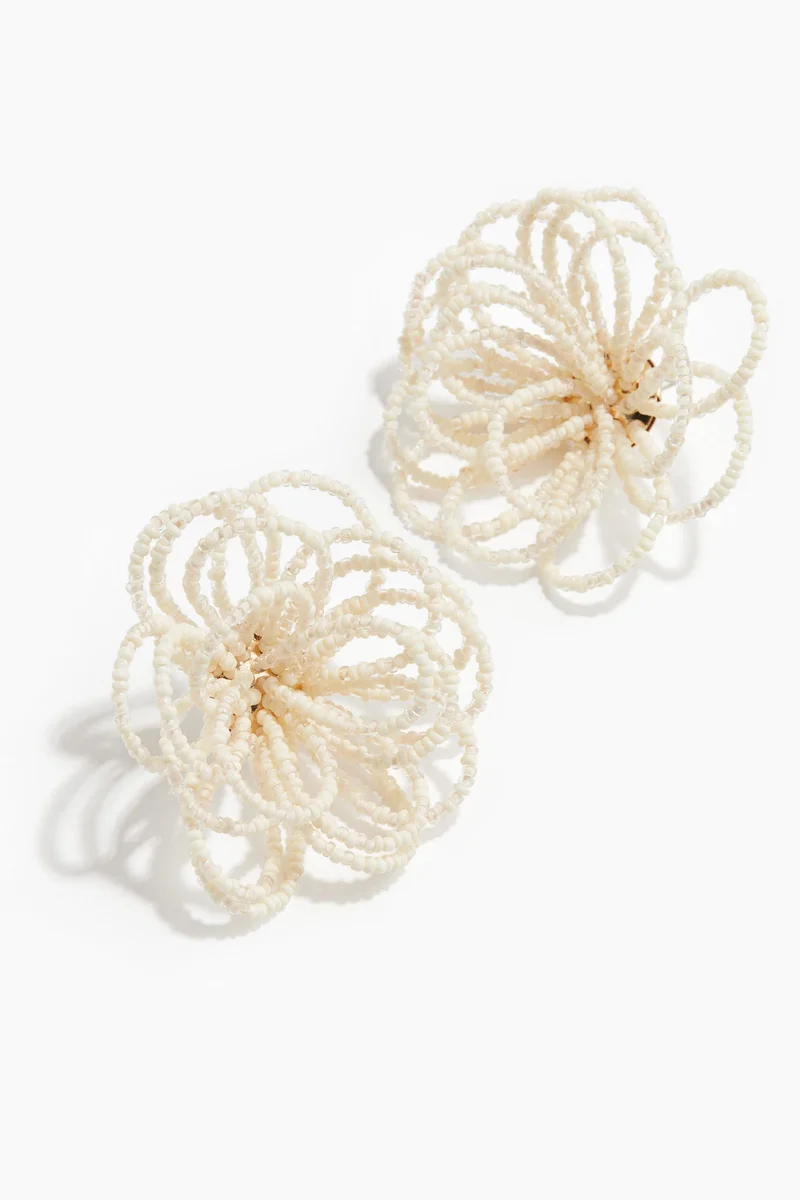 H&M Glass-bead earrings