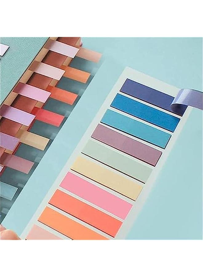 Generic 200Pcs Sticky Index Tabs,  Markers Notes Tabs Writable and Repositionable Book Flags Tabs Strip Index Tabs for  Marking Classify File Notebooks and Writing Pads  - Image 4