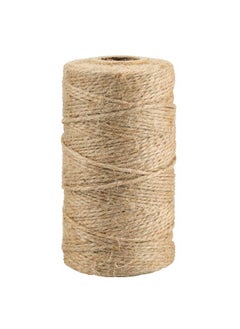 KINGLAKE Natural Jute Twine String 328 Feet Best Arts Crafts Gift Wrapping Twine Christmas Twine Durable Packing String - pzsku/Z662C2655E5E1227BBF3EZ/45/_/1740118974/74290bde-760b-43c9-bc6a-14b44a4a4565