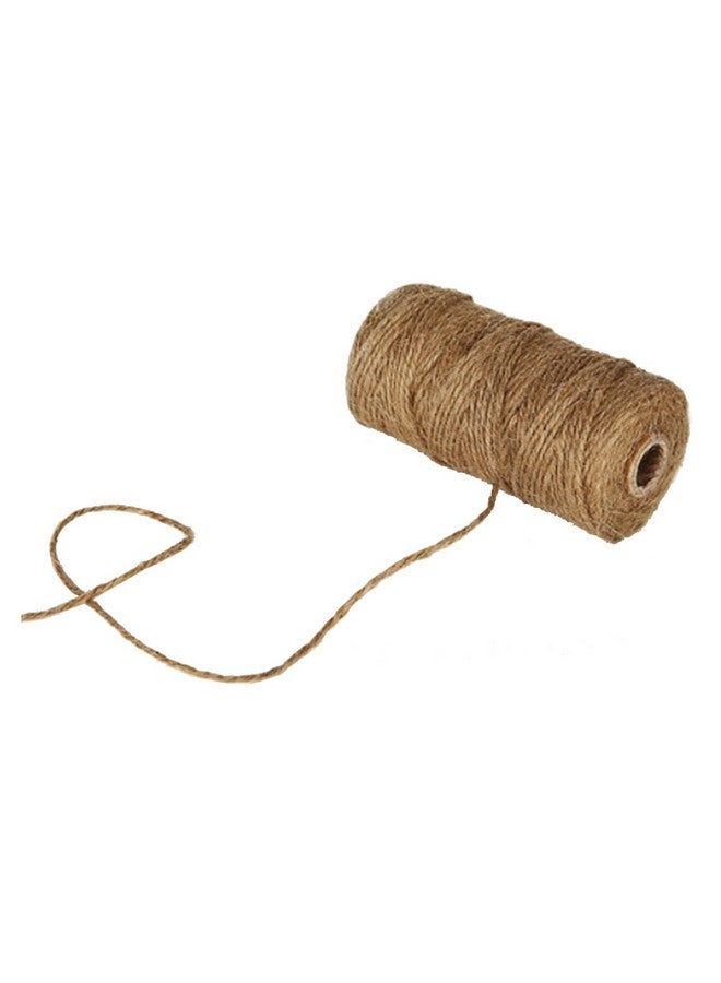 KINGLAKE KINGLAKE Natural Jute Twine String 328 Feet Best Arts Crafts Gift Wrapping Twine Christmas Twine Durable Packing String - Image 2