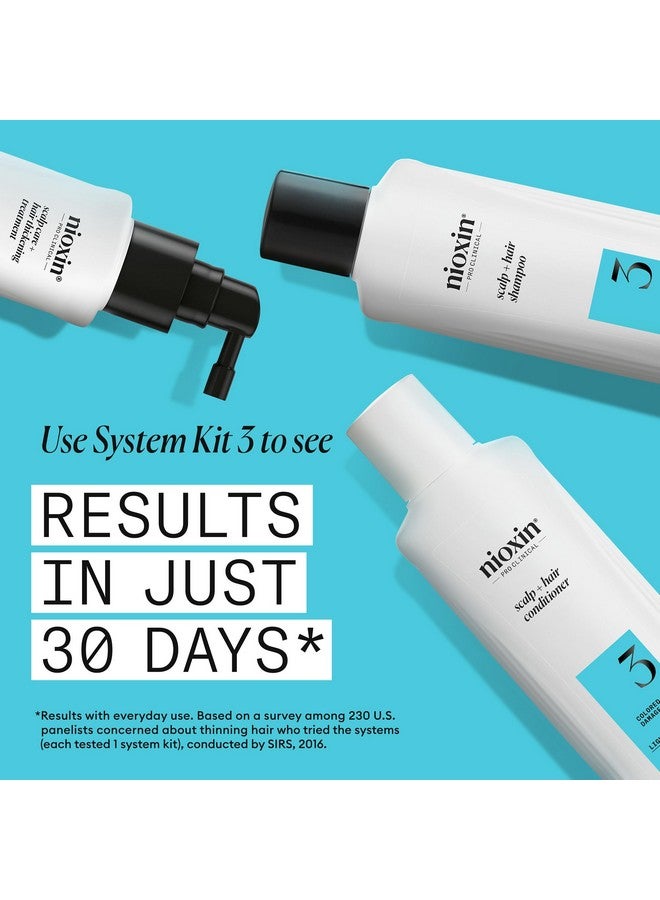 Nioxin System 3 Scalp + Hair Thickening Treatment- Serum for Damaged Hair with Light Thinning, 3.4 oz (Packaging May Vary) - Image 5