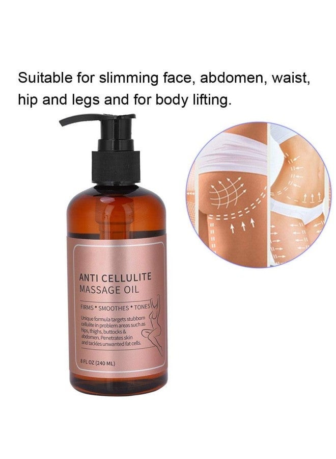 klarako Anti-Cellulite Massage Oil, Reduces & Prevents Cellulite Firms & Tightens Skin Detoxes, Professional Cellulite Skin Care Oil 240ml(MSDS) - Image 2