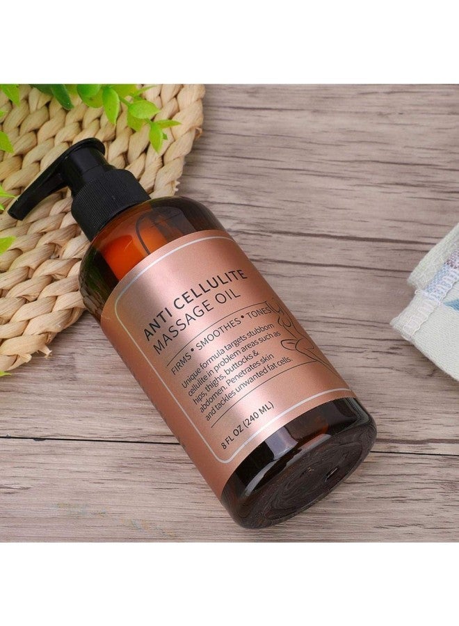 klarako Anti-Cellulite Massage Oil, Reduces & Prevents Cellulite Firms & Tightens Skin Detoxes, Professional Cellulite Skin Care Oil 240ml(MSDS) - Image 1