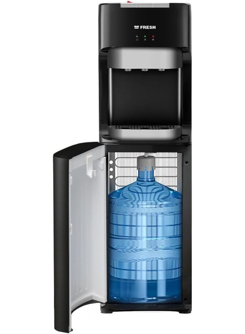 فريش مبرد مياه فريش 3حنفية بتحميل سفلي لون اسود للماء البارد /ساخن/ فاتر BL-320-B - Image 1