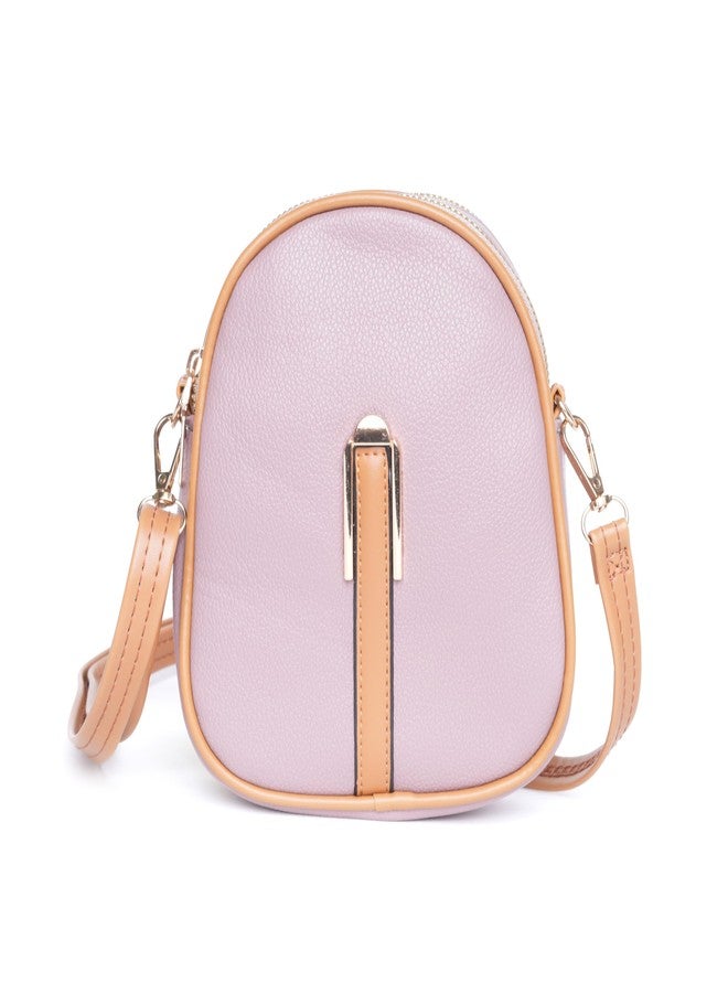 SANTORINI women Mini sling Bag | Small cross body Sling Bag for Daily Use, Travel, Dinner etc. (Purple) - Image 1