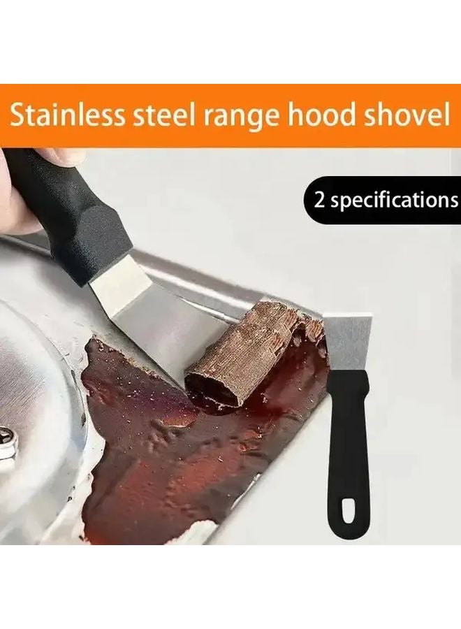 1 قطعة كاشطة مطبخ من الفولاذ المقاوم للصدأ متعددة الوظائف مزيل الشحوم مقبض مريح - Image 5