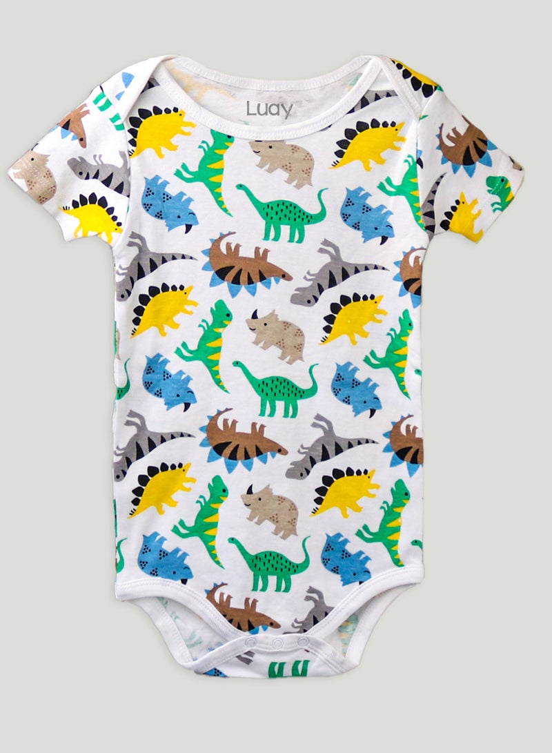 LUAY 100% Organic Cotton  Based Onesies | Sleepsuits| Night Suits|Jumpsuit | Wondersuit for Baby Boys & Baby Girls, New-Born, infants,Toddlers_ Including Vibrant Pattren & Colors Create festive look  - Image 2