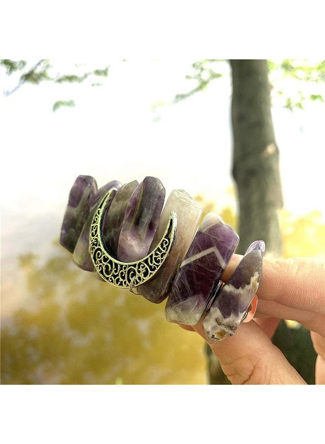 LQQQL Hair Clip Sticks For Long Hair Stick Slide Irish Hair Accessories (Amethyst Clip) - Image 5