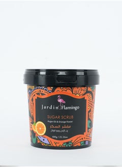 Jardin Flamingo Sugar Scrub 600g - Argan Oil & Orange Flower  - Image 1