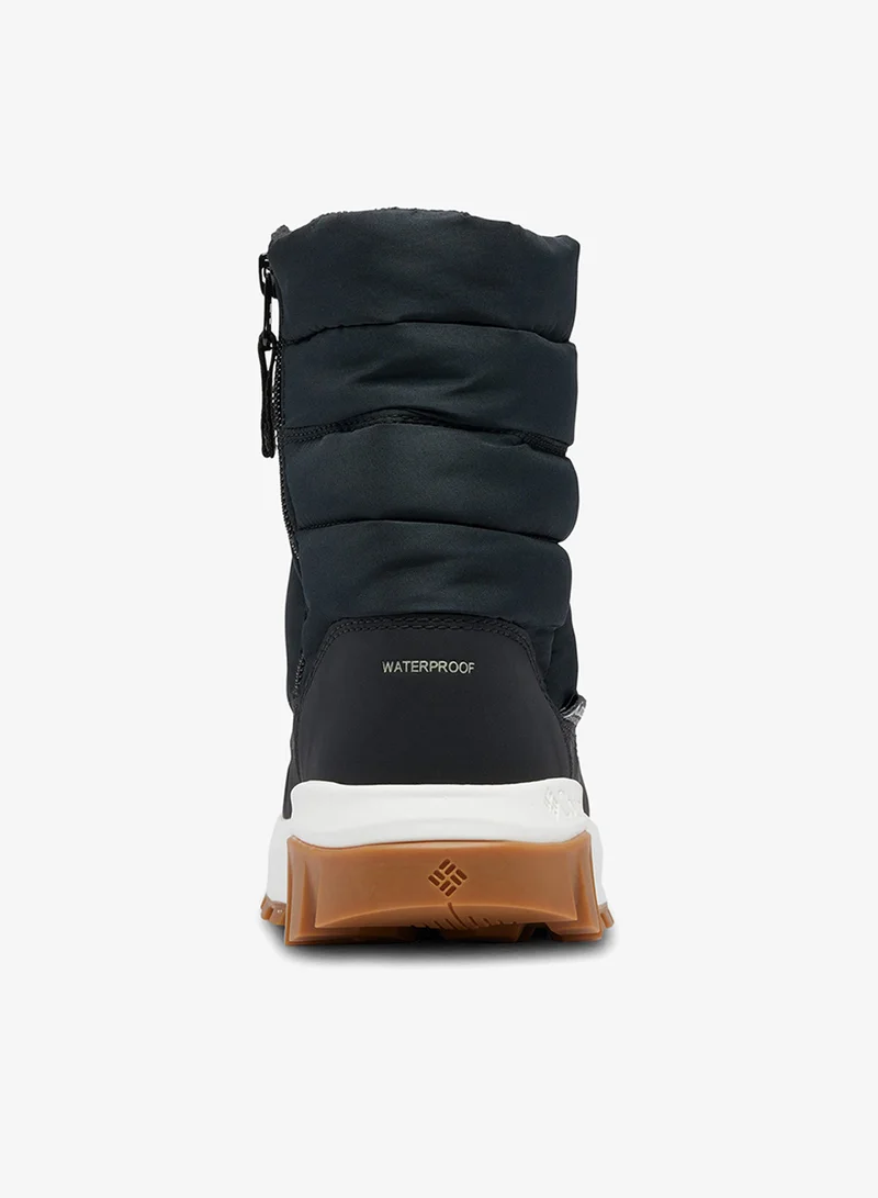 Columbia Black Women's Snowtrot Waterproof Winter Mid Boots for Women | Best Price UAE