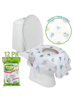 Moro Moro Disposable Toilet Seat Covers – Waterproof, Extra-Large for Full Protection  - Image 2