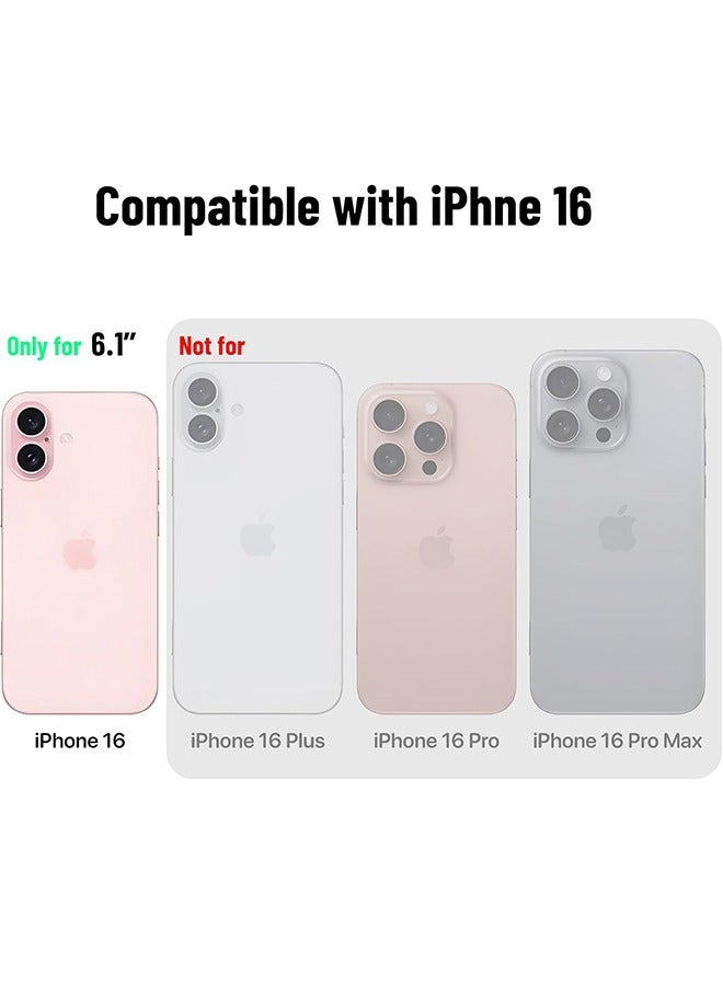 جراب مغناطيسي لجهاز iPhone 16 ، متوافق مع MagSafe ، شفاف قوي بإطار مغناطيسي ناعم للكمبيوتر الشخصي غطاء واقي مقاوم للصدمات مع حبل قابل للفصل ، شفاف - Image 2