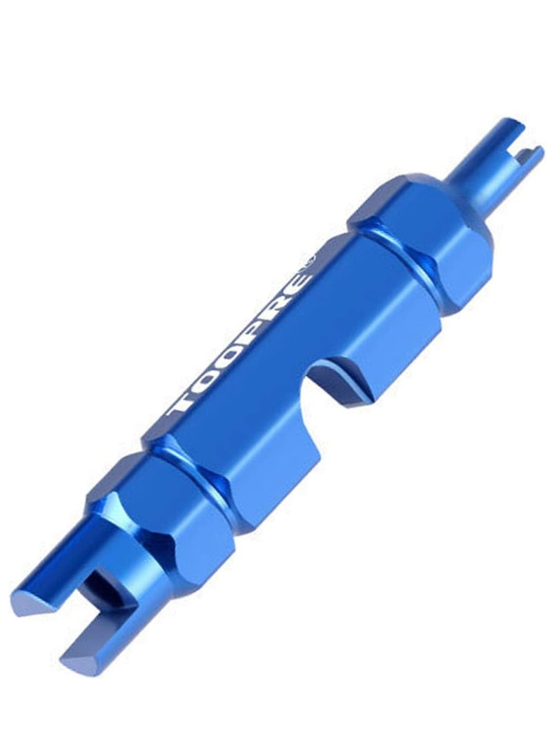 Oasisgalore 3-in-1 Multifunction Bike Valve Core Removal Tool - Cycling Tire Repair Kit for Presta and Schrader Valves.  - Image 1