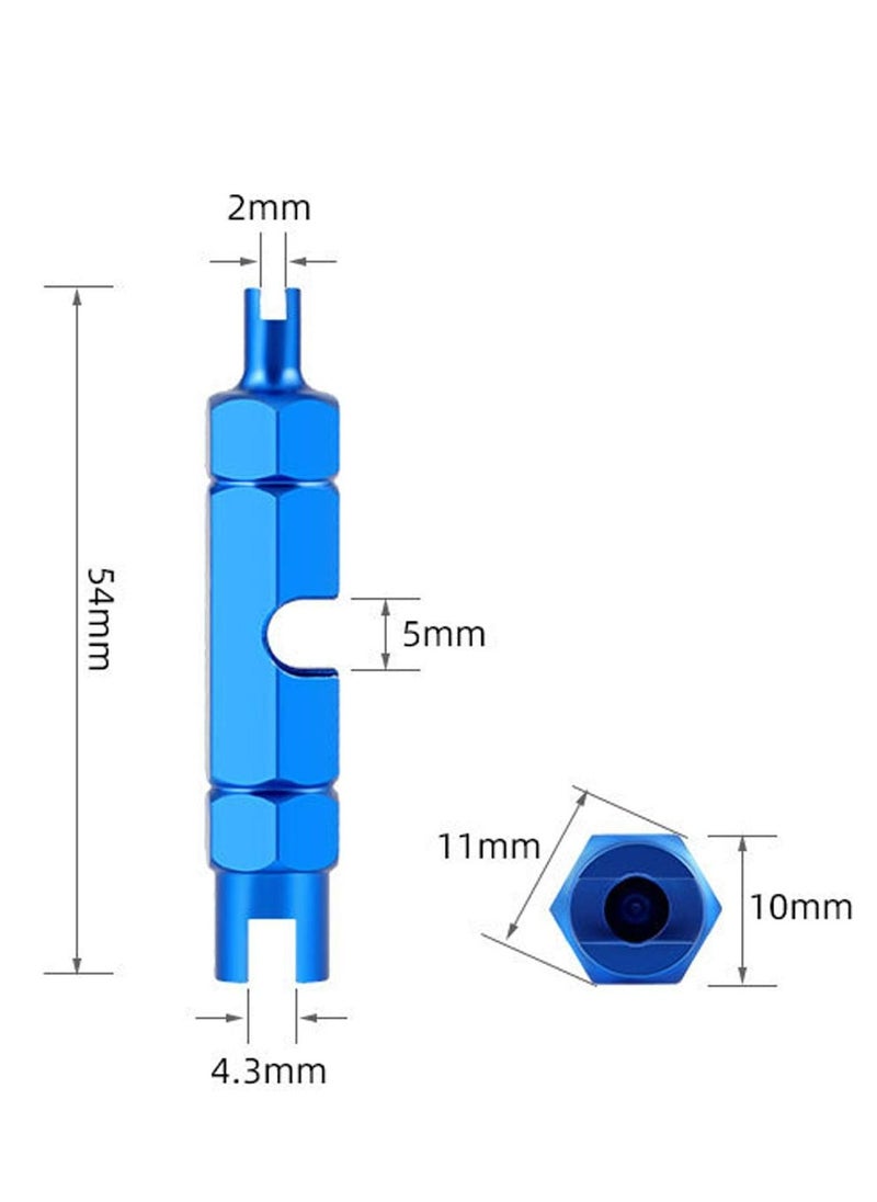 Oasisgalore 3-in-1 Multifunction Bike Valve Core Removal Tool - Cycling Tire Repair Kit for Presta and Schrader Valves.  - Image 2