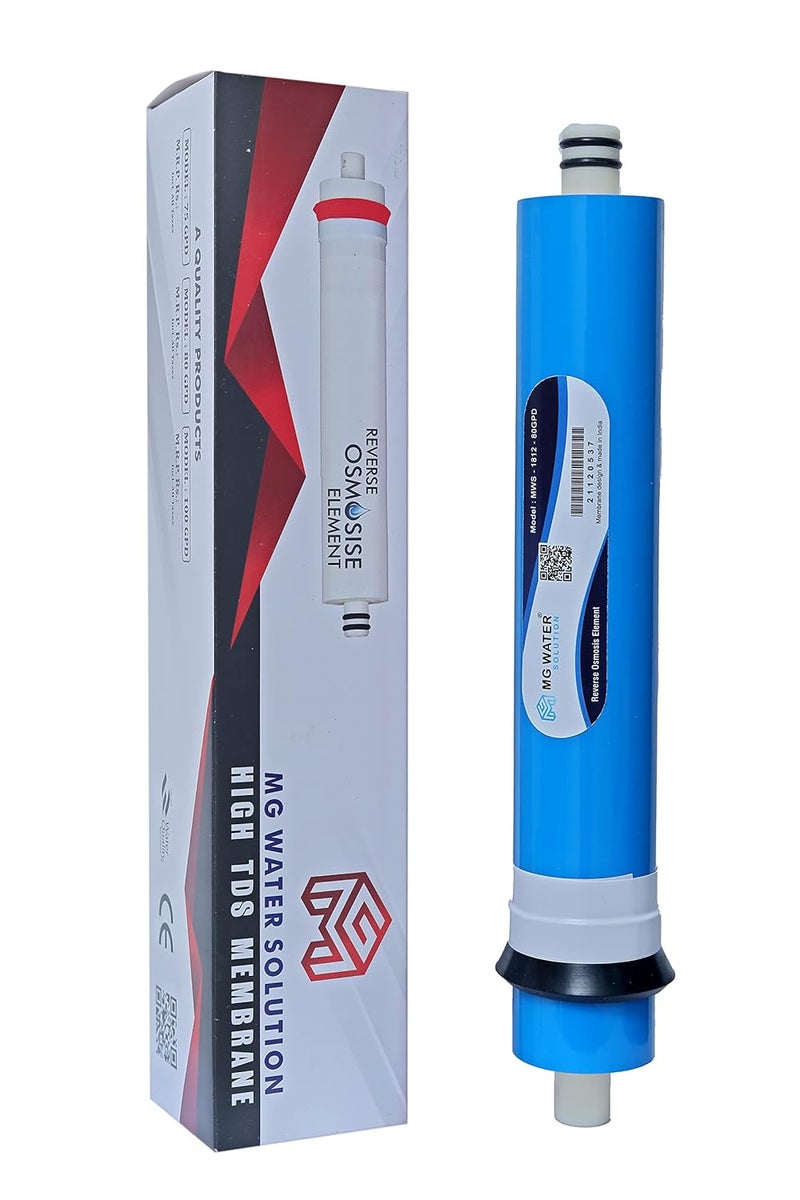MG WATER SOLUTION Membrane for All Type of RO Water Purifier 1500 TDS 80 GPD - Image 1