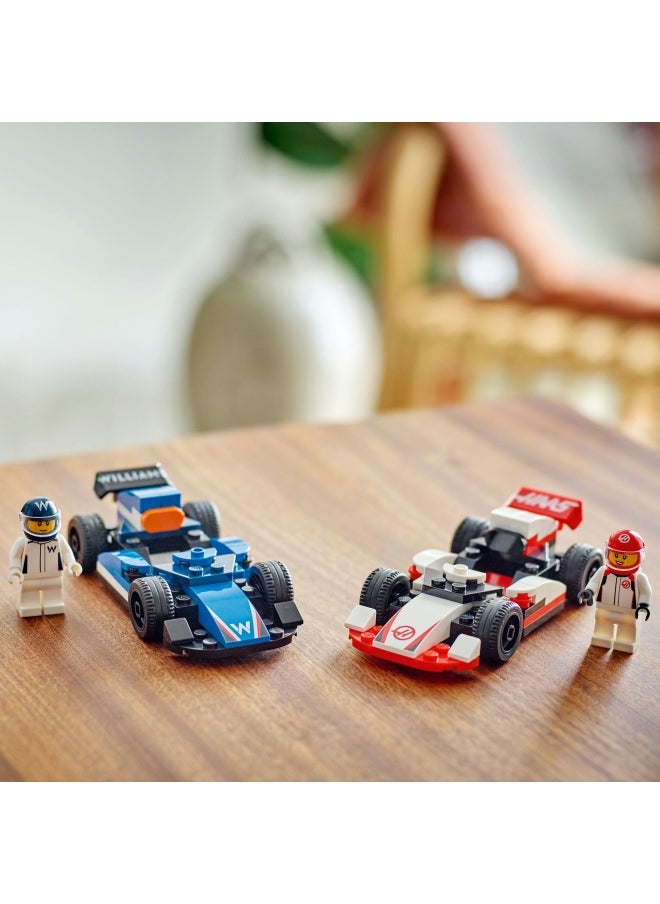 LEGO City F1® Williams Racing & Haas F1® Race Cars Vehicle Toy Set 60464 (92) Pieces  - Image 5