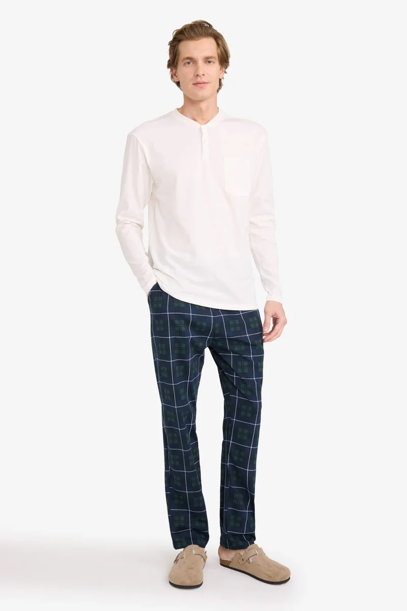 ديفاكتو Cotton Top and Bottom 2 Piece Pyjamas Set