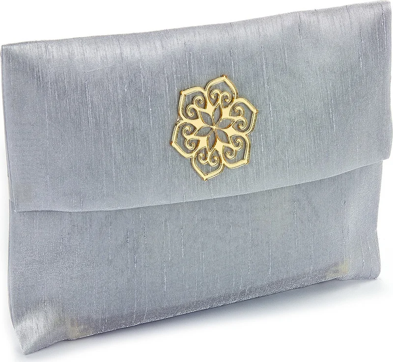 İhvan Ihvan Father's Day Special Name Printed Fabric Covered Yasin Book Set with Prayer Mat, Rosary and Pouch - Gray Color