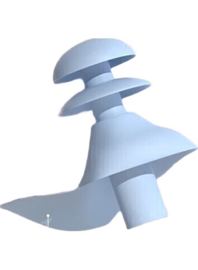 Swans Swimming Earplugs, Waterproof, Professional Nose Clip, For Men, Women And Children, Bath And Shower, Ear Protection, Anti-Water Inlet Device, Equipment, Spb121-5, Gray - Image 1