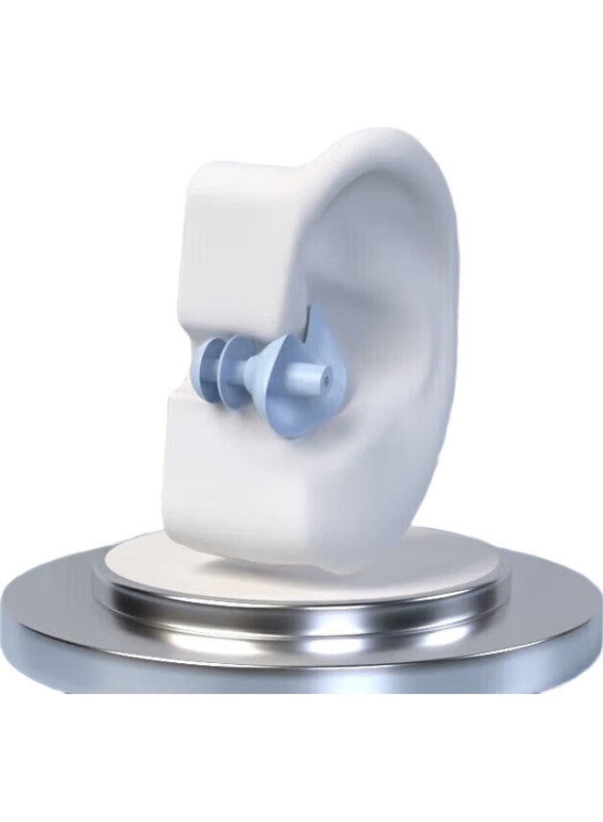 Swans Swimming Earplugs, Waterproof, Professional Nose Clip, For Men, Women And Children, Bath And Shower, Ear Protection, Anti-Water Inlet Device, Equipment, Spb121-5, Gray - Image 2