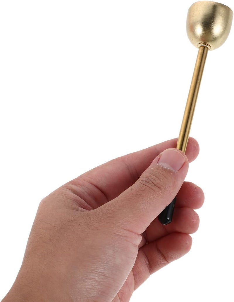 Uonlytech Metal Flame Extinguisher Bell with Long Handle Wick Snuffer for Secure Candle Fire Extinguishing Suitable for Home Decor and Festival Use - Image 4