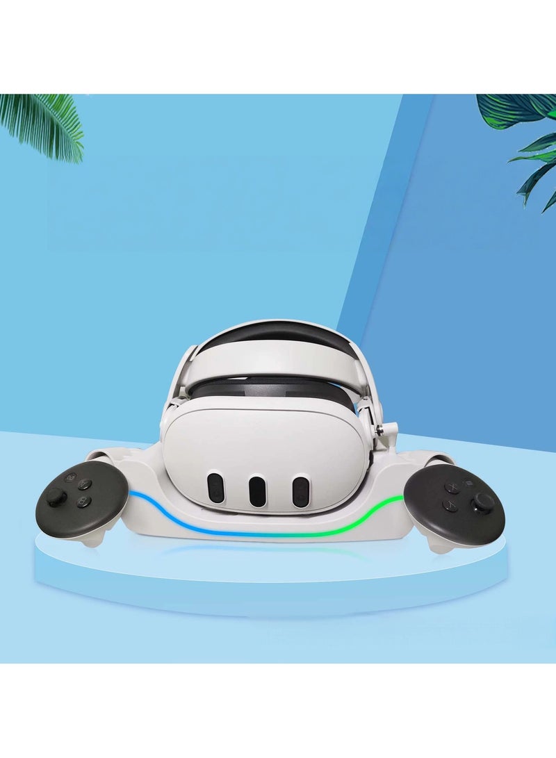 General Compatible with Meta Quest 3 Fast Charging Dock Wall-Mounted VR Headset Accessories Quest 3 Accessories For more convenient charging and storage  - Image 1