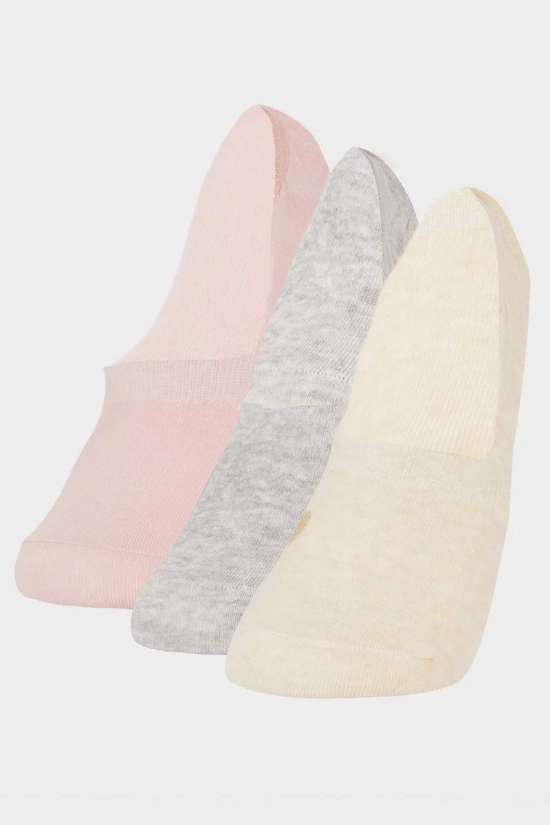 ديفاكتو Woman 3 Piece Cotton Ballerina Socks