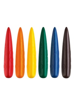 Creativity for Kids Creativity for Kids Little Creatives 6 Easy Grip Finger Crayons - Toddler-Friendly Art Supplies, Non-Toxic Crayons for Kids, Creative Play, Gift for Children  - Image 2