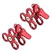LetonPower Red Aluminum Butterfly Clip Ball Clamp Mount, Diving Photography Butterfly Clip, Holes Ball Clamp Mount for - Image 2