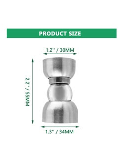 SYOSI Magnetic Door Stop, Silver Stainless Steel Magnetic Door Stopper, Magnetic Door Stopper with Adhesive Tape, Heavy Duty Door Holder Door Catch Hold Your Door Open (2 Pcs)  - Image 5