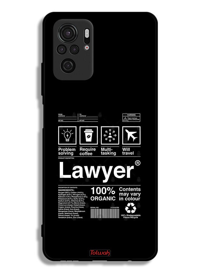 Tolwak Xiaomi Poco M5s Protective Case Cover Lawyer Sticker - Image 2