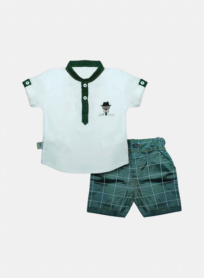 BabyShoora Baby Boy Summer Shorts Set  - Image 1