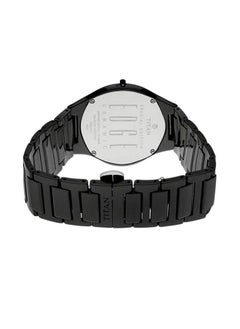 TITAN Edge Ceramic Black Dial Analog Watch For Men 1696Nc01  - Image 4