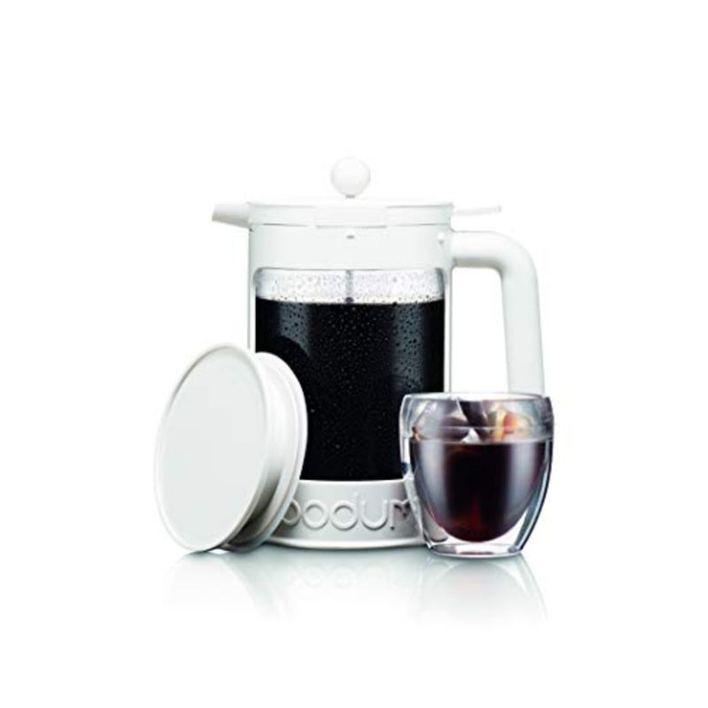 51oz Cold Brew Coffee Maker, White - Made in Portugal - Image 5
