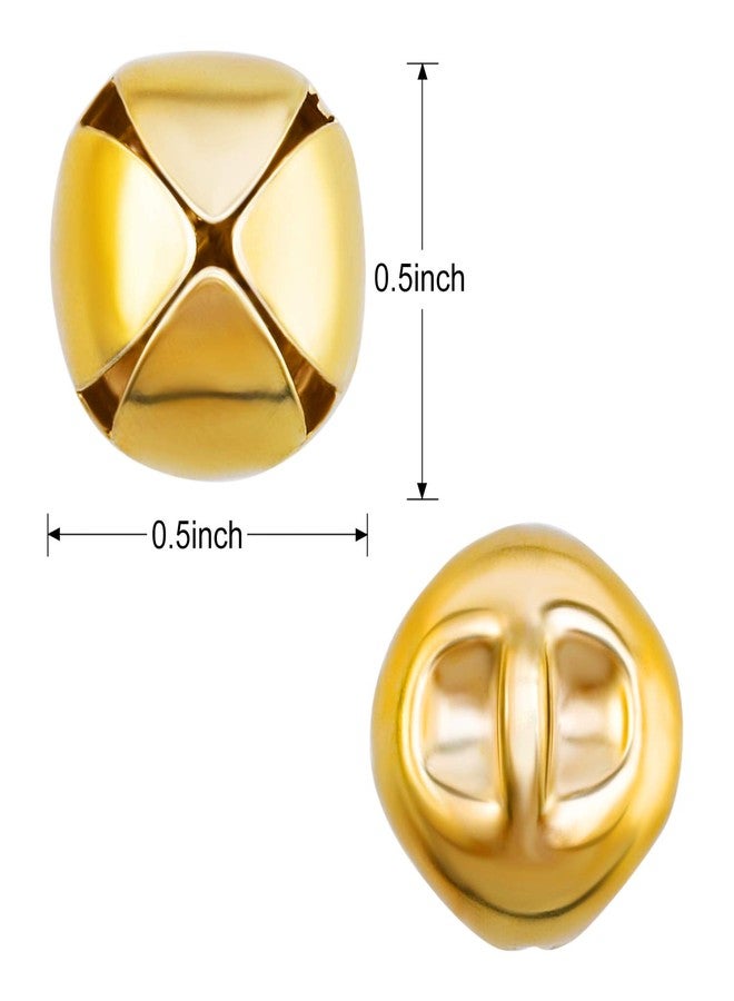 Zhanmai 200 Piece Jingle Bells, 1/2 Inch Craft Bells Bulk, Christmas Bells for Crafts DIY Bells for Wreath, Holiday Home and Christmas Decoration (Gold) - Image 2