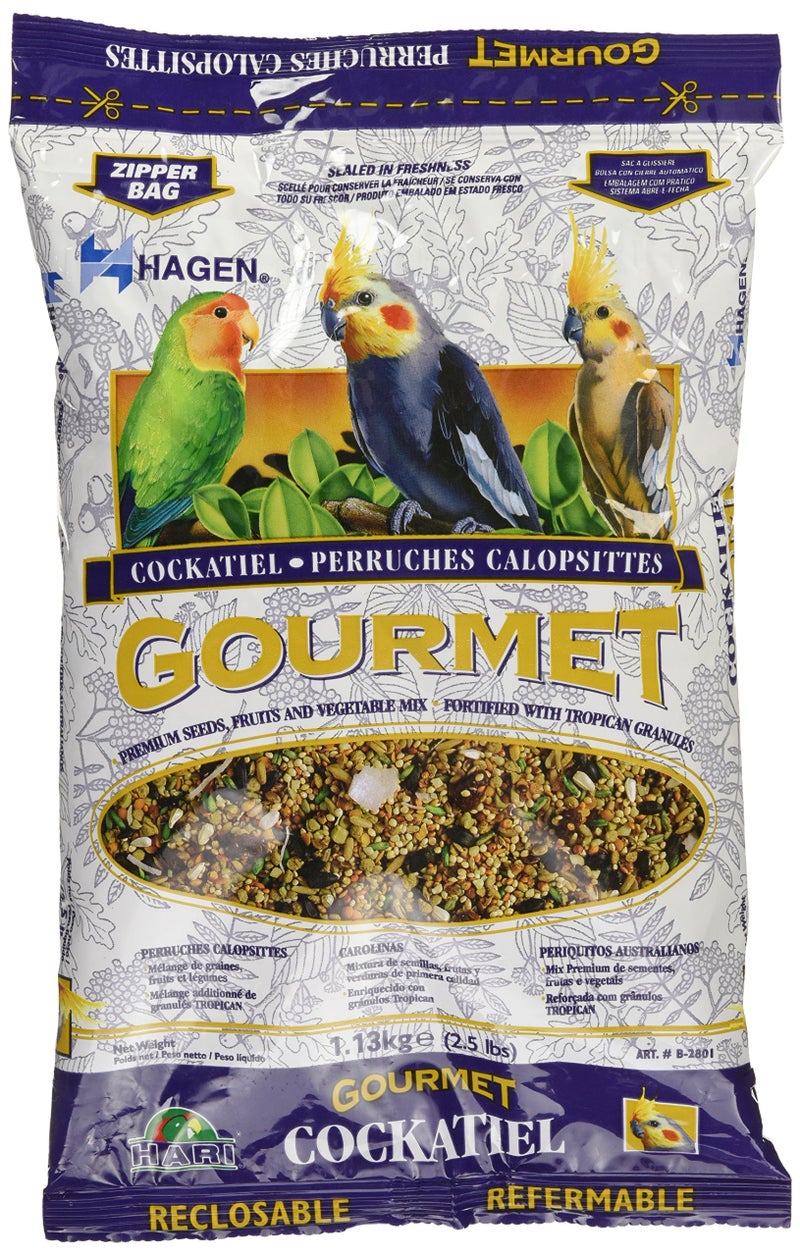 HAGEN مزيج بذور الكوكاتيل الفاخر من هاري، الفواكه، الخضروات، والمكسرات، 1.13 كجم - Image 1