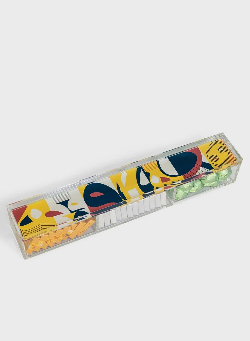 KASHIDA Abstract Rectangular Box