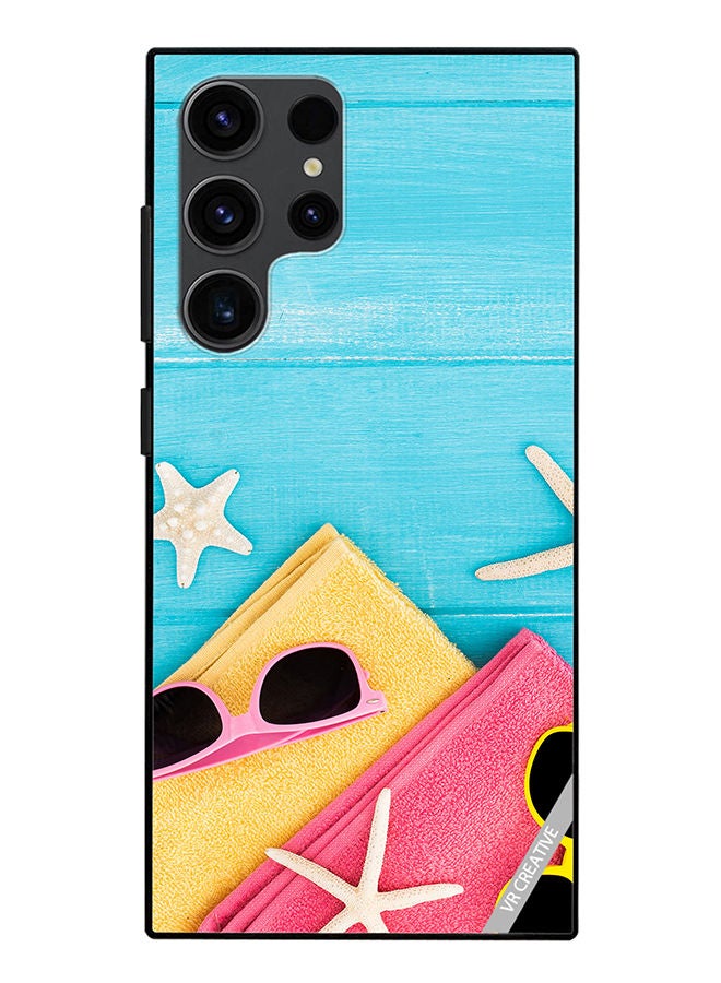 VR CREATIVE Protective Case Cover For Samsung Galaxy S23 Ultra 5G Cool Summerglass Design Multicolour - Image 1