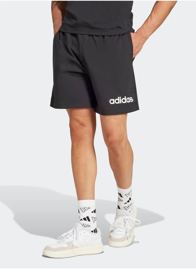 Adidas Essential Linear Single Jersey Shorts