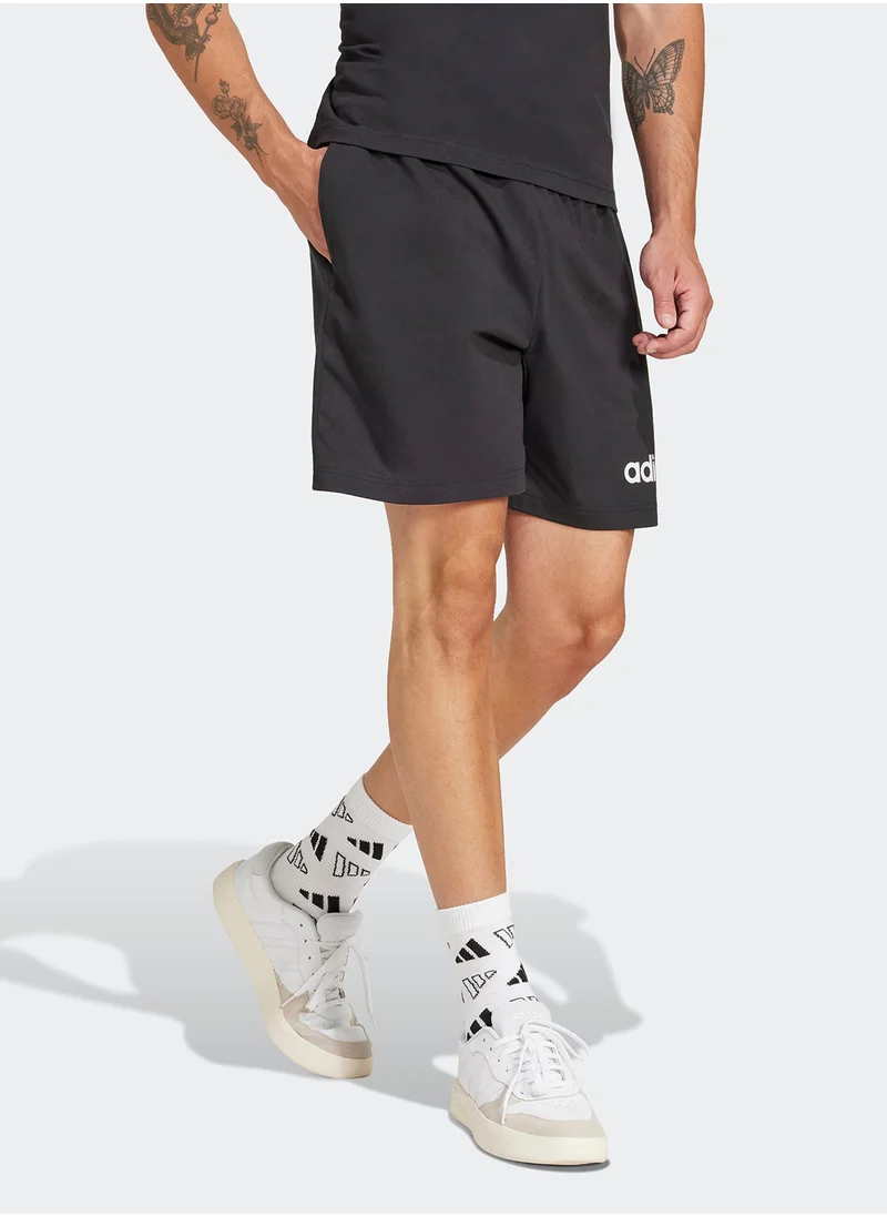 اديداس Essential Linear Single Jersey Shorts