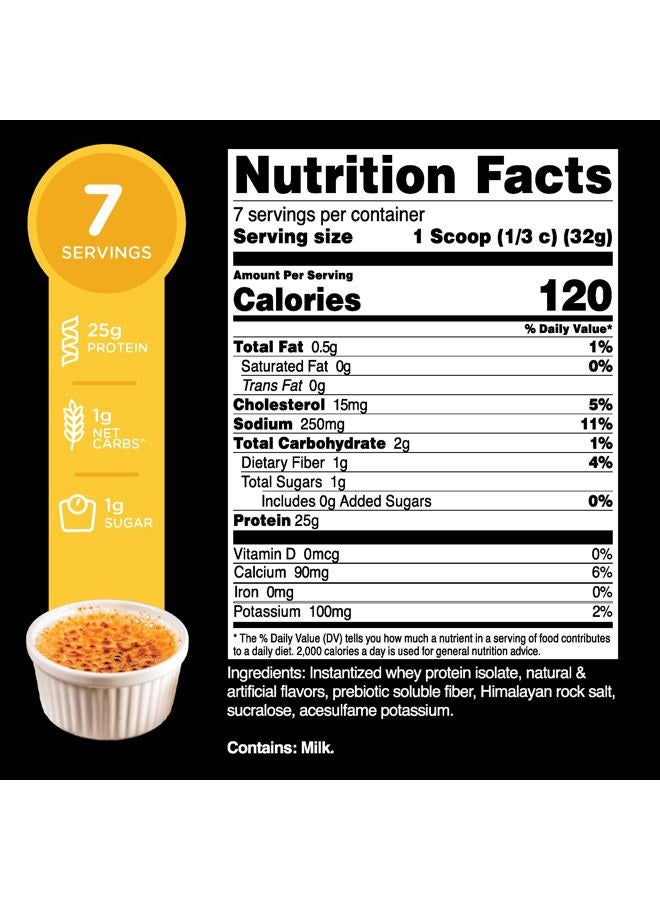 TransformHQ Whey Protein Isolate (WPI) Vanilla Creme Brulee Flavored 7 Servings - Preformance Protein Powder - Image 2