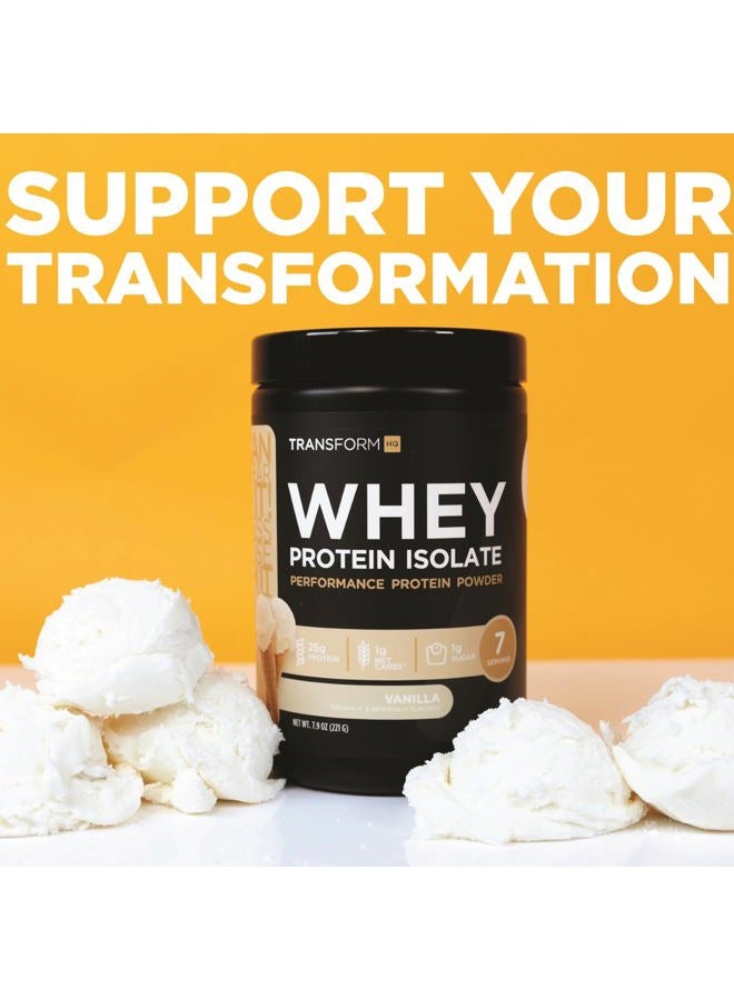 TransformHQ Whey Protein Isolate (WPI) Vanilla Creme Brulee Flavored 7 Servings - Preformance Protein Powder - Image 5