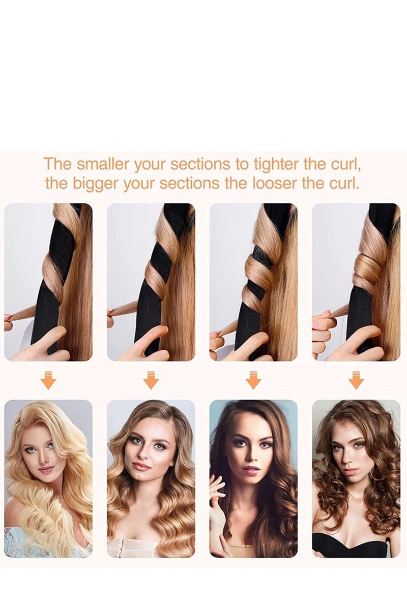 Heatless Curling Headband – Silk Ribbon Hair Rollers for Overnight Curls with Hair Clips & Scrunchie (Multi-Color Options) - Image 2