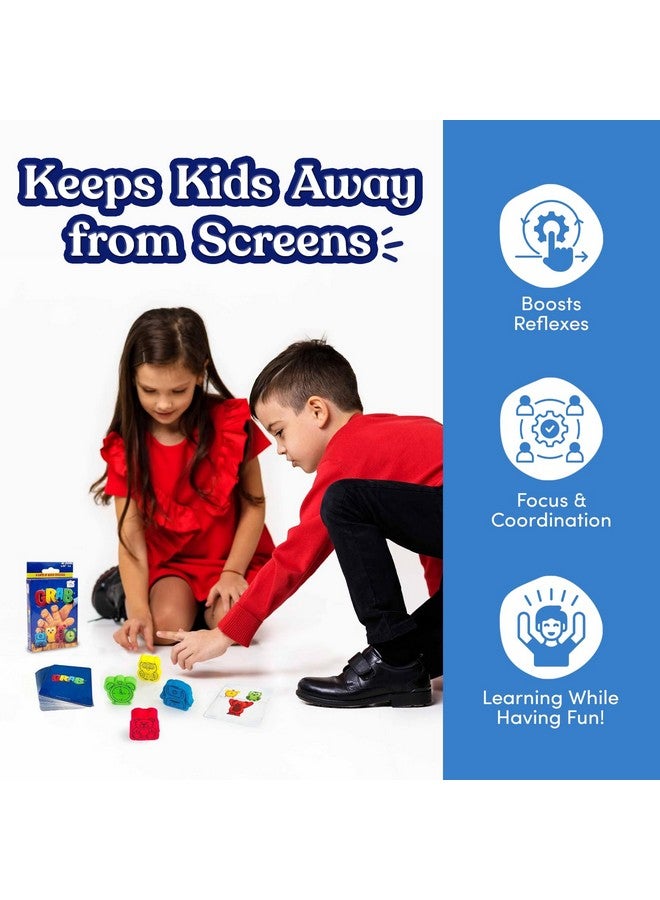 Trunk Works Grab - A Game of Quick Reflexes for Kids by Trunkworks | Fun Family Card Game for Kids Ages 6 + Years | Develops Reflex, Hand Eye Coordination, Focus - Image 5