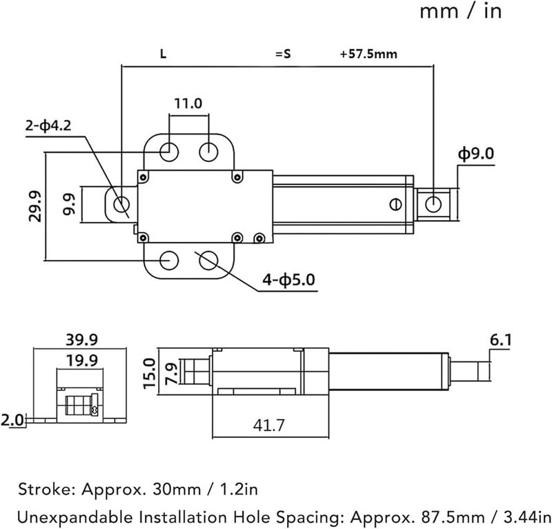24V 20N 20mm Stroke Electric Micro Linear Actuator with Safety Features for Industrial Automation - Image 5