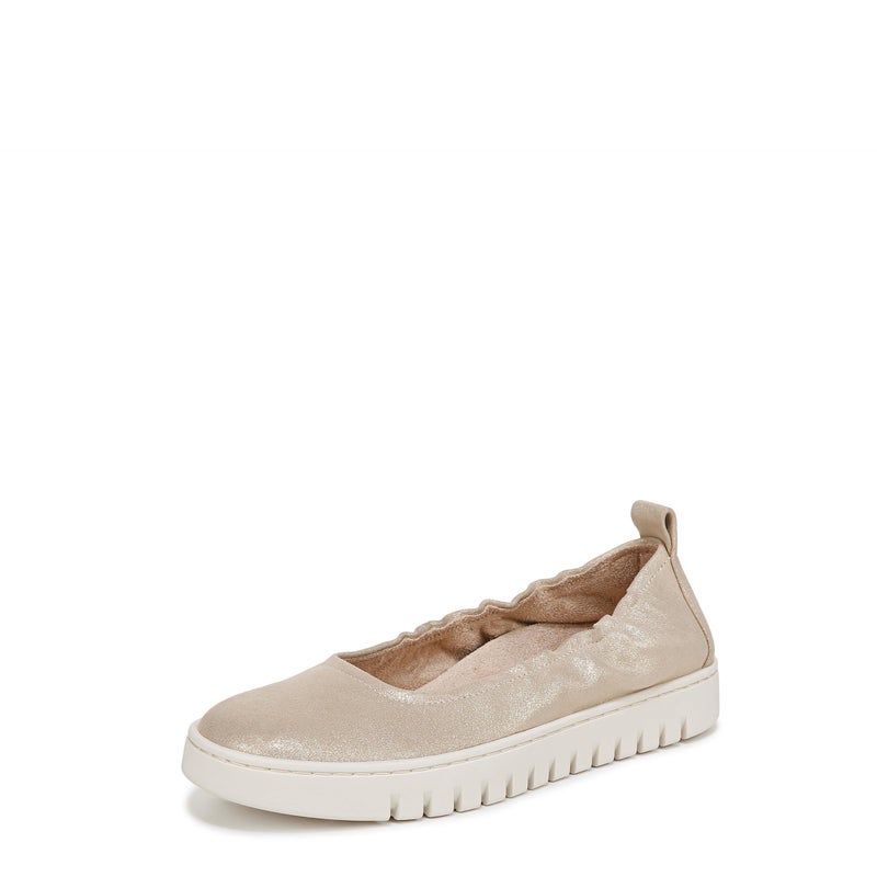 Vionic Womens Uptown Ballet Slipons Soft Gold Leather 9 M - Image 2