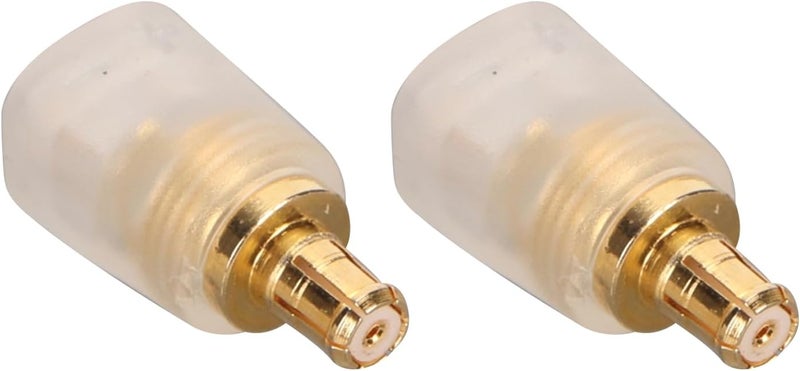 ANGGREK Headphone Cable Connector, Impact Wearable to 0.78mm Adapter Male to Female Small Lightweight for E40 for LS200 for for LS300 (Transparent) - Image 1